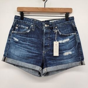 Adriano Goldshmeid AG The Alex Vintage‎ Boyfriend Shorts NEW Size 27